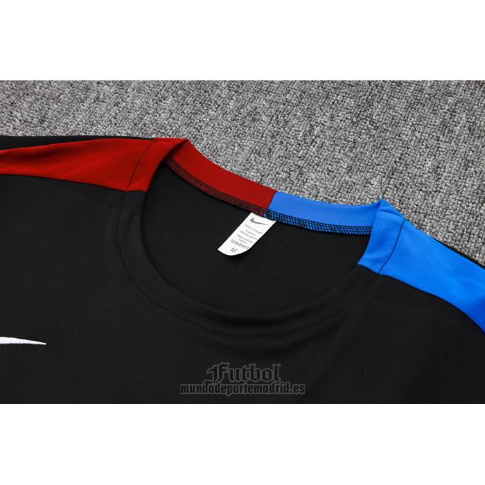 Chandal del Barcelona Manga Corta 2023-2024 Negro - Pantalon Corto